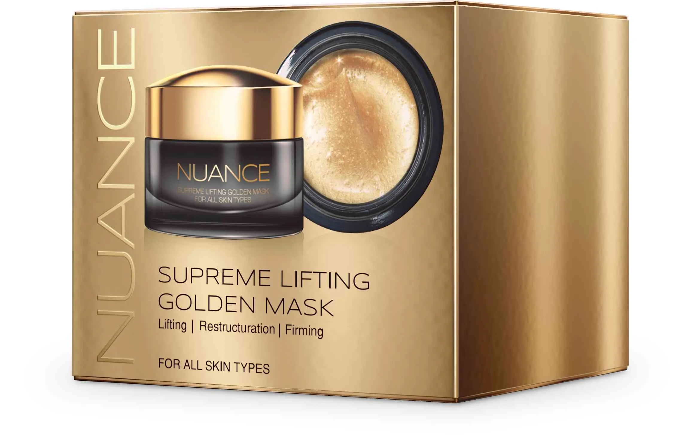 NUANCE SUPREME LIFTING zlatá maska, 50ml 1×50 ml, omladzujúca pleťová maska