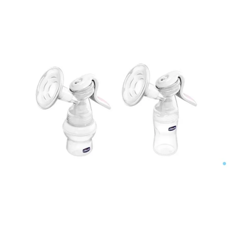 Chicco NaturalFeeling manuálna odsávačka mlieka + prsné vložky 60 ks