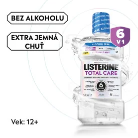 LISTERINE® TOTAL CARE EXTRA MILD BEZ ALKOHOLU 500 ml