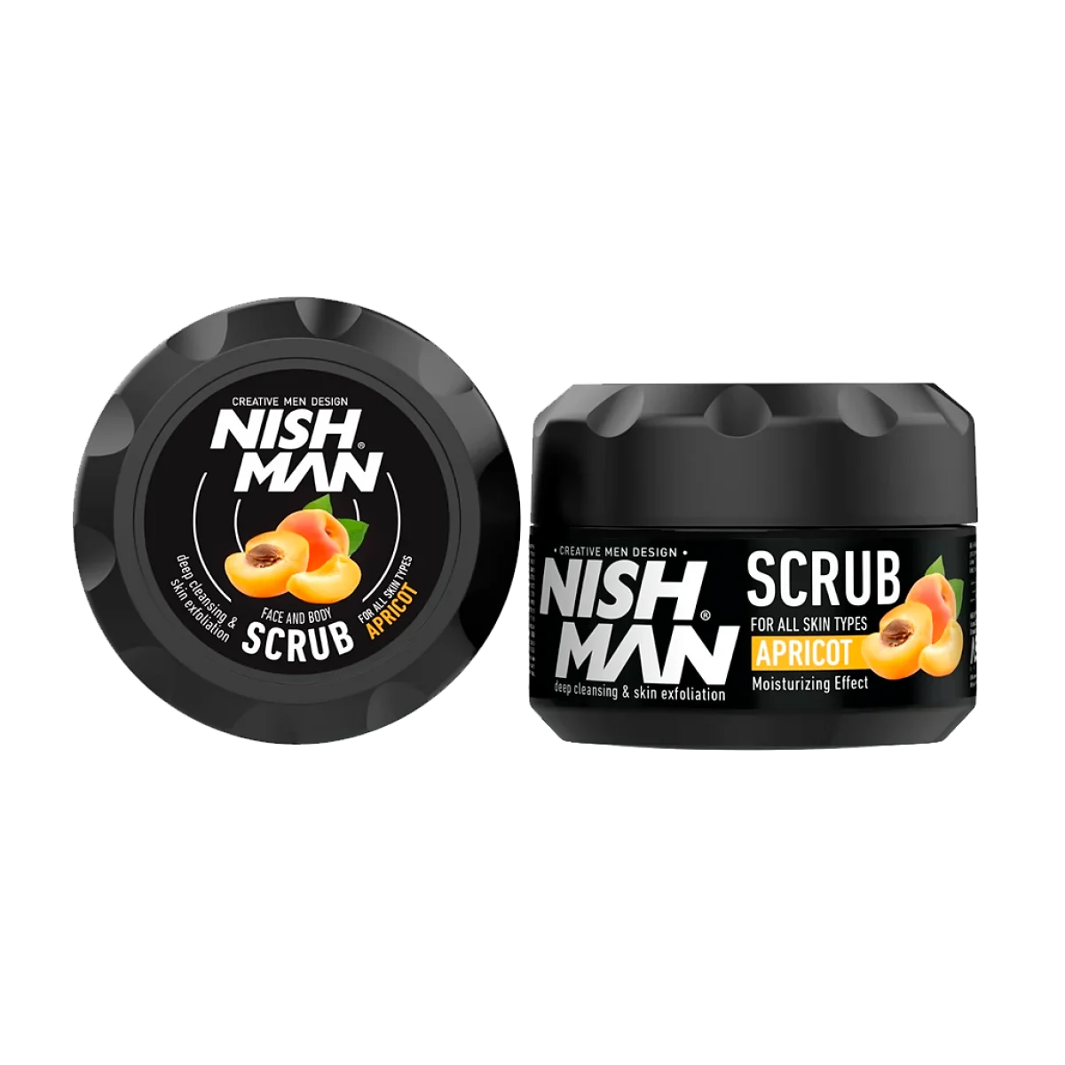 Čistiaci peeling Nishman Face&Skin Scrub Apricot 300ml