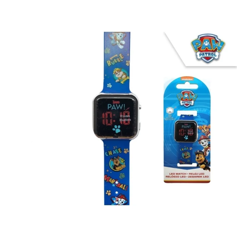 Kids Euroswan Digitálne LED hodinky Paw Patrol