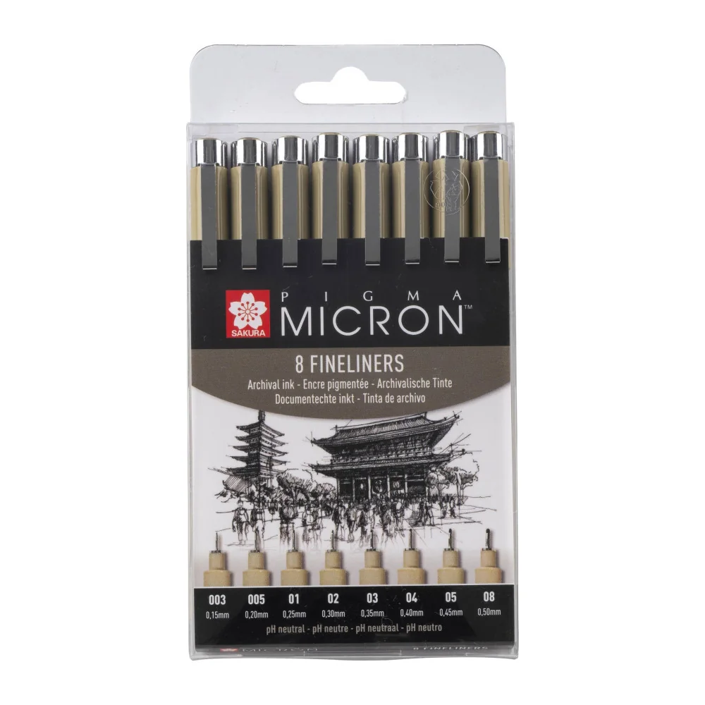 Sakura pigma micron sada 8ks -Sakura