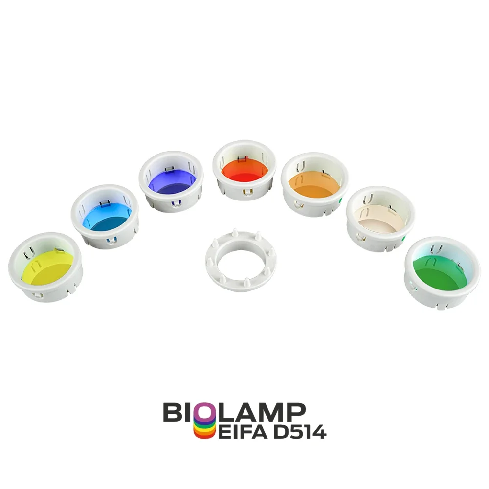 Biolampa Eifa D514 + 3 farebné filtre
