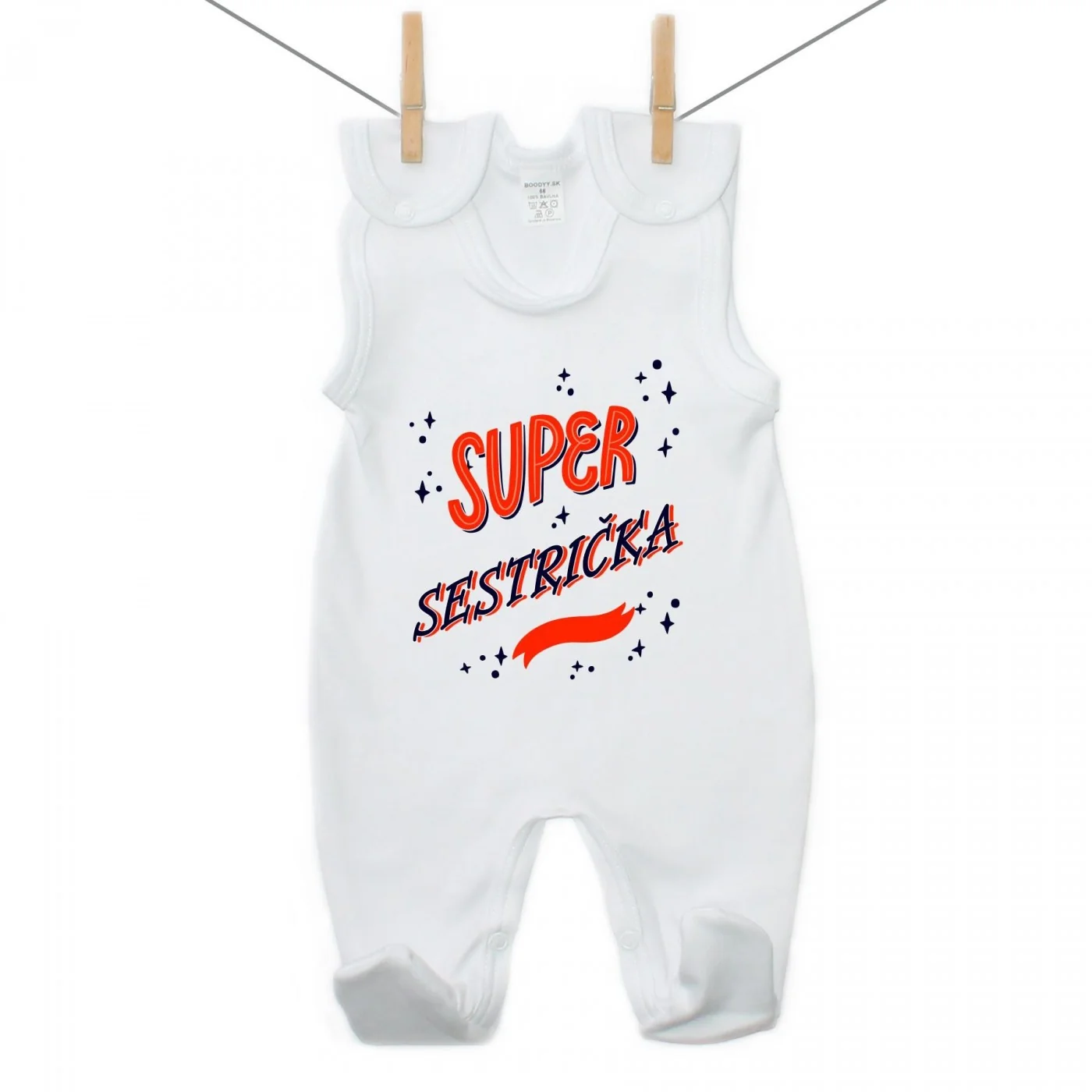 Boodyy Dupačky Super sestrička Veľkosť: 62