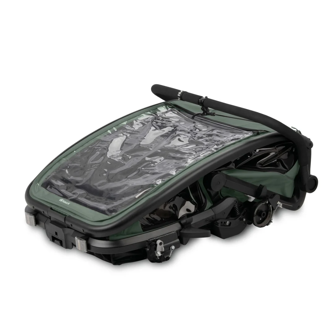 Hauck Bike N Walk Duo cyklovozík 3v1 tmavozelený