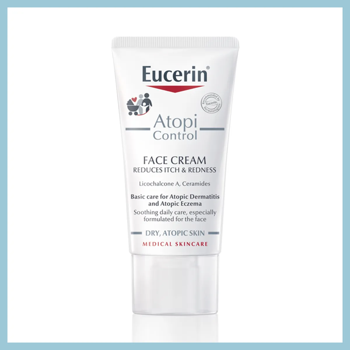 Eucerin AtopiControl Pleťový krém 1×50 ml, pre suchú pleť