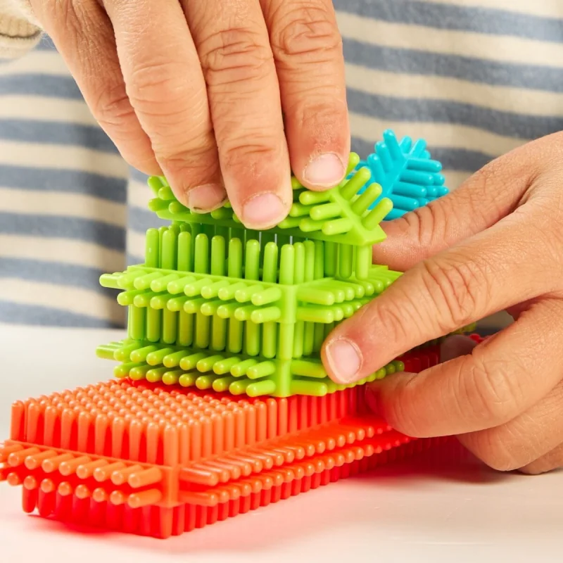 Miniland Pegy Bricks Divokí kamaráti Kreatívna stavebnica so zvieratkami MLZ46062
