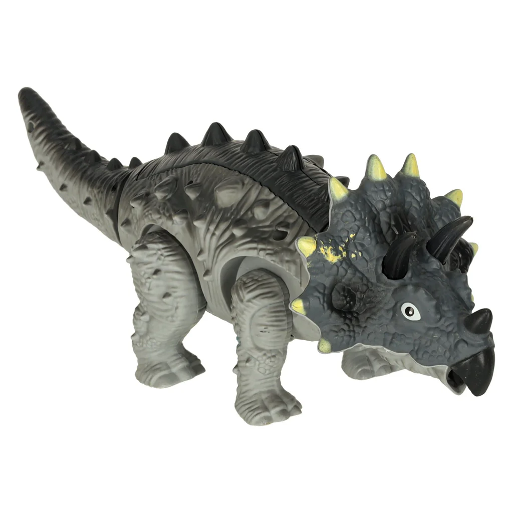 Dinosaurus RC Triceratops na diaľkové ovládanie chodí svieti revú
