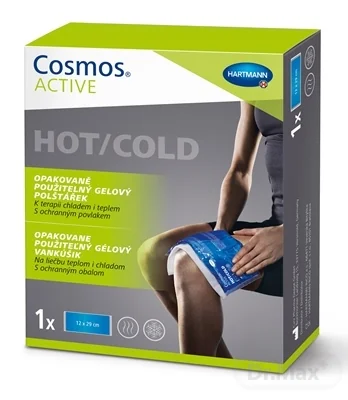 Cosmos ACTIVE Opakovane použiteľný gélový vankúšik 1×1 ks, hot/cold (12×29 cm)