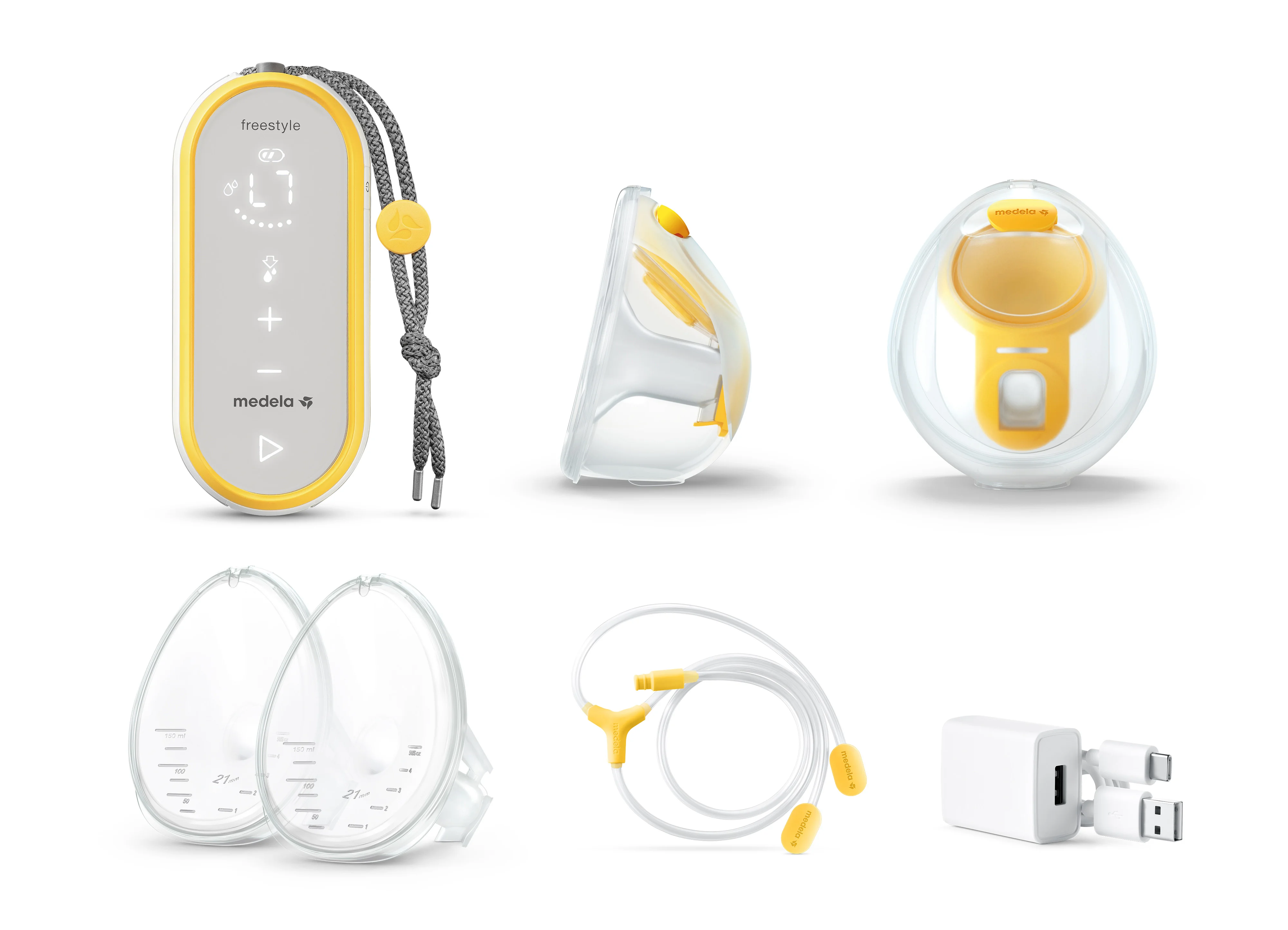 Medela Odsávačka mlieka elektrická double Freestyle™ Hands-free 1×1 ks, elektrická odsávačka mlieka