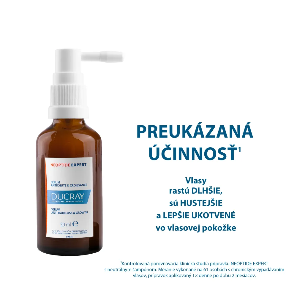 DUCRAY Neoptide EXPERT Sérum proti vypadávaniu & na rast vlasov 2×50 ml, sérum proti vypadávaniu vlasov