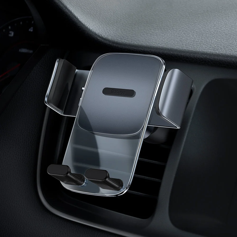 Baseus Car Mount 2in1 držiak na mobil do auta, čierny