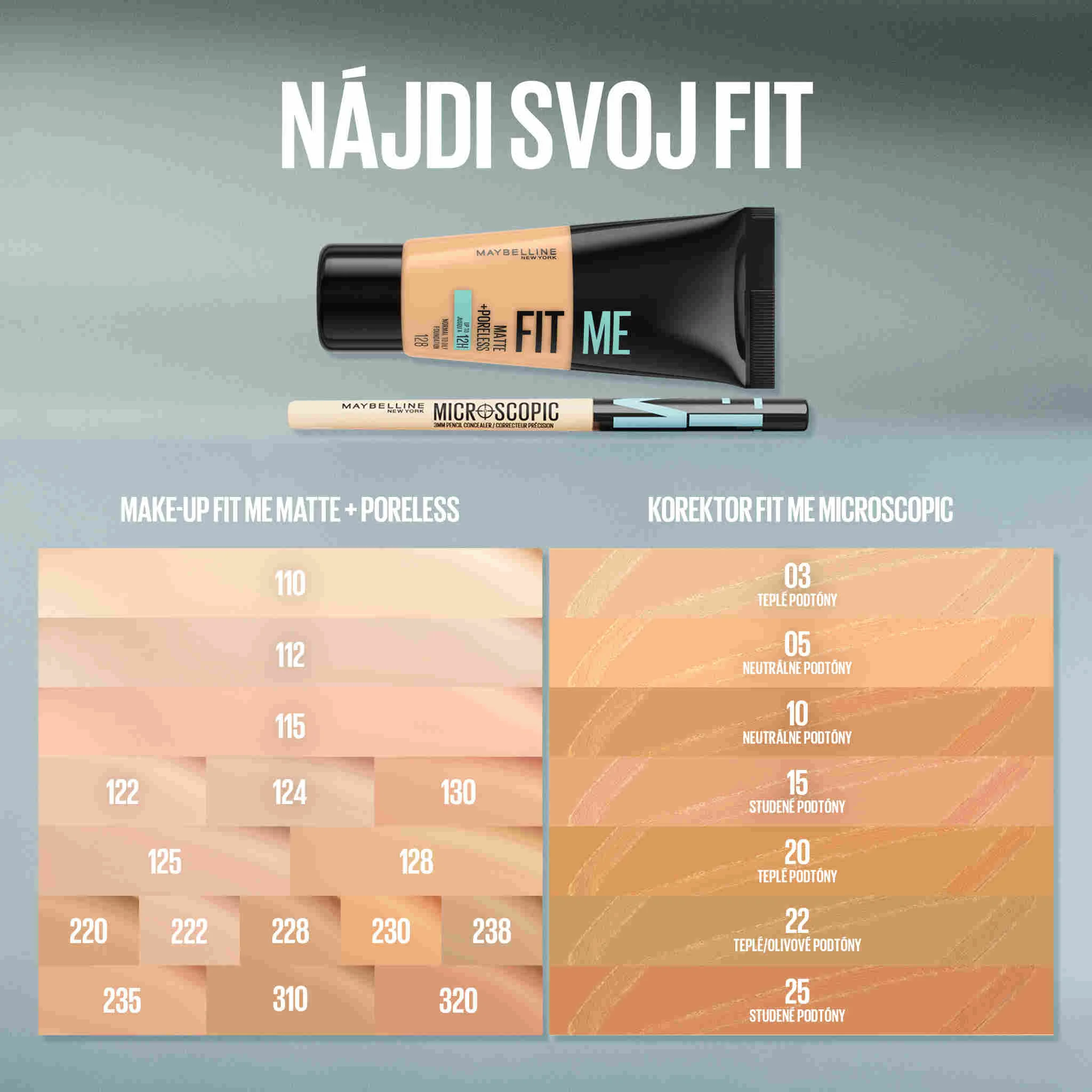 MAYBELLINE NY FIT ME MICROSCOPIC KOREKTOR 22 WHEAT 0,28 g