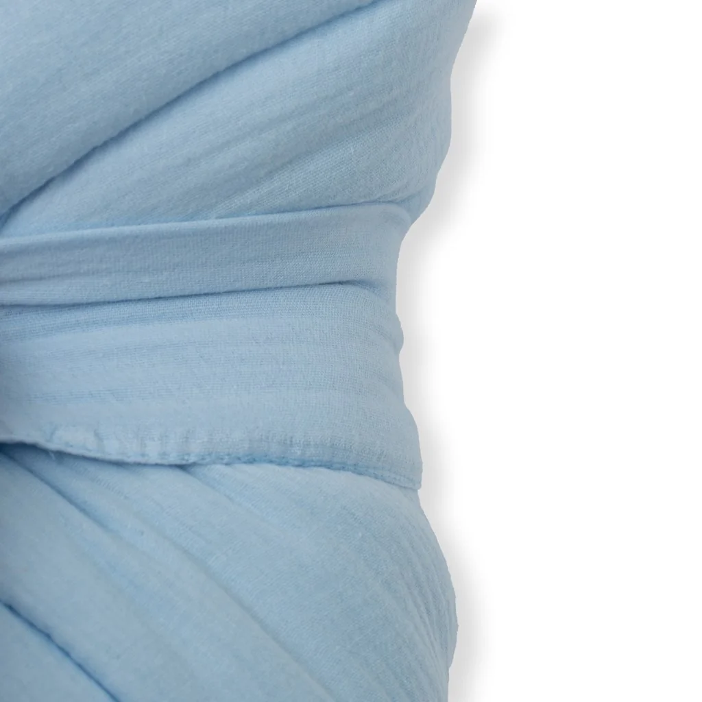 Mušelínová šnurovacia zavinovačka New Baby blue , 20C58707