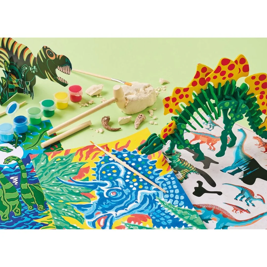 Janod Atelier Maxi Kreatívna sada XXL s aktivitami Dinosaury od 7 rokov