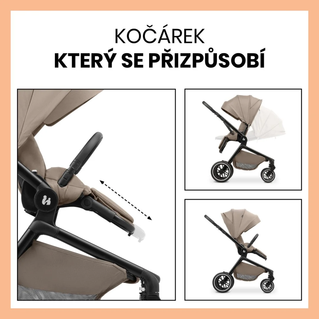 Hauck Move N Care Set 2v1 kombinovaný kočík Mocha