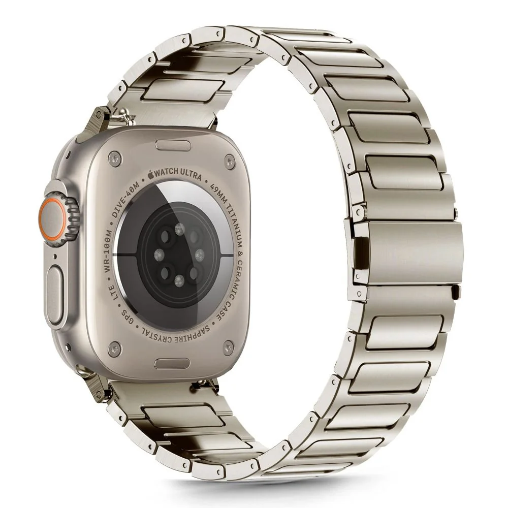 Tech-Protect Stainless remienok na Apple Watch 44/45/46/49mm, titanium