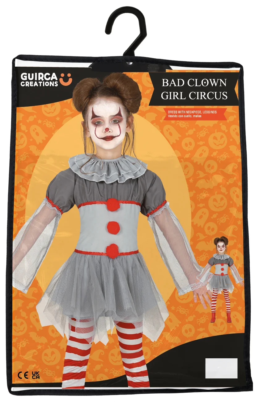 Kostým Klaun Pennywise dievča 5-6 rokov