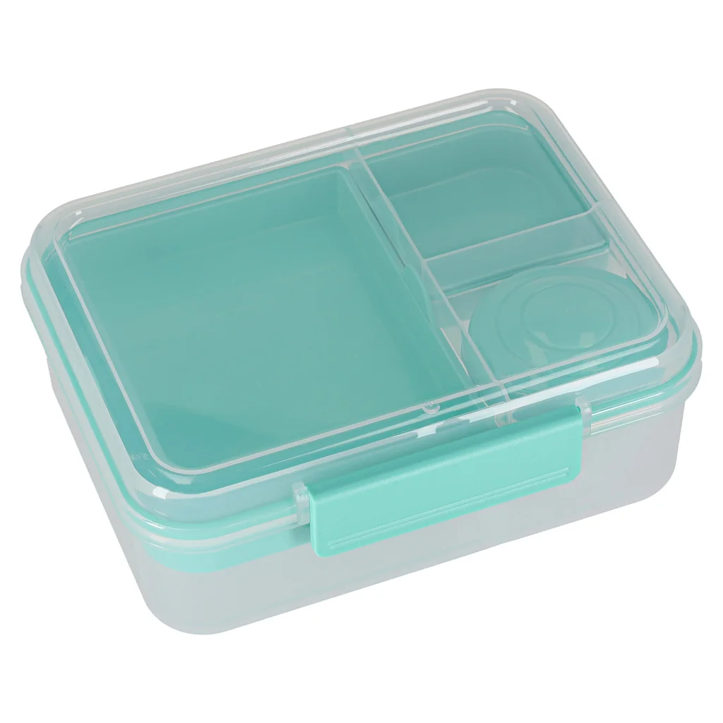 Obedový box s priehradkami 2200 ml mätový