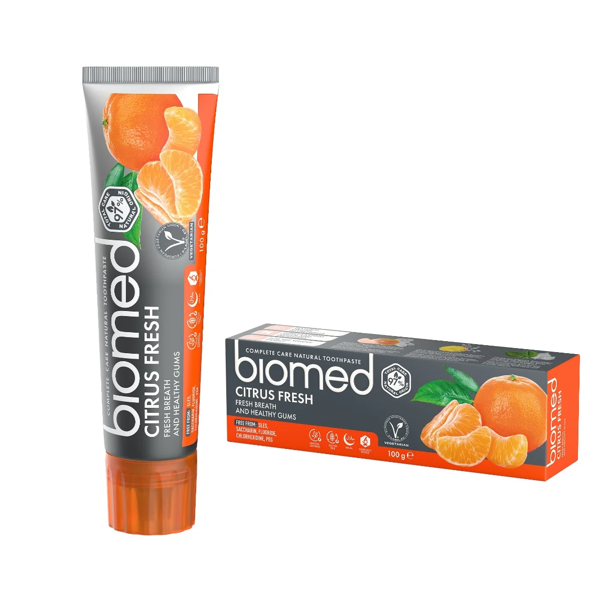 BIOMED CITRUS FRESH 1×100 g, zubná pasta