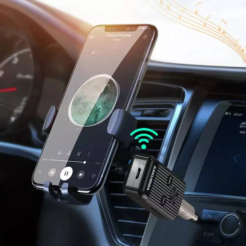 KAKU KSC-775 Bluetooth Transmiter 3.5mm jack + Micro SD slot, čierny