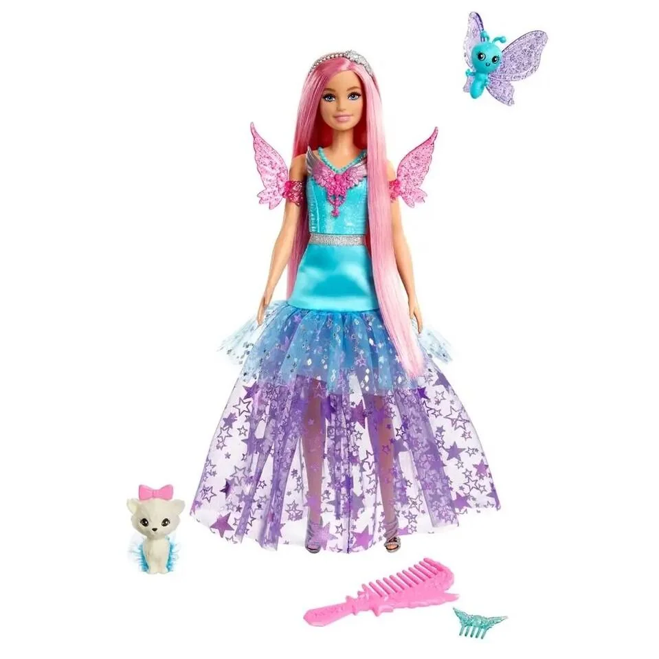 Mattel Barbie a dotyk kúzla bábika Malibu s 2 miláčikmi 