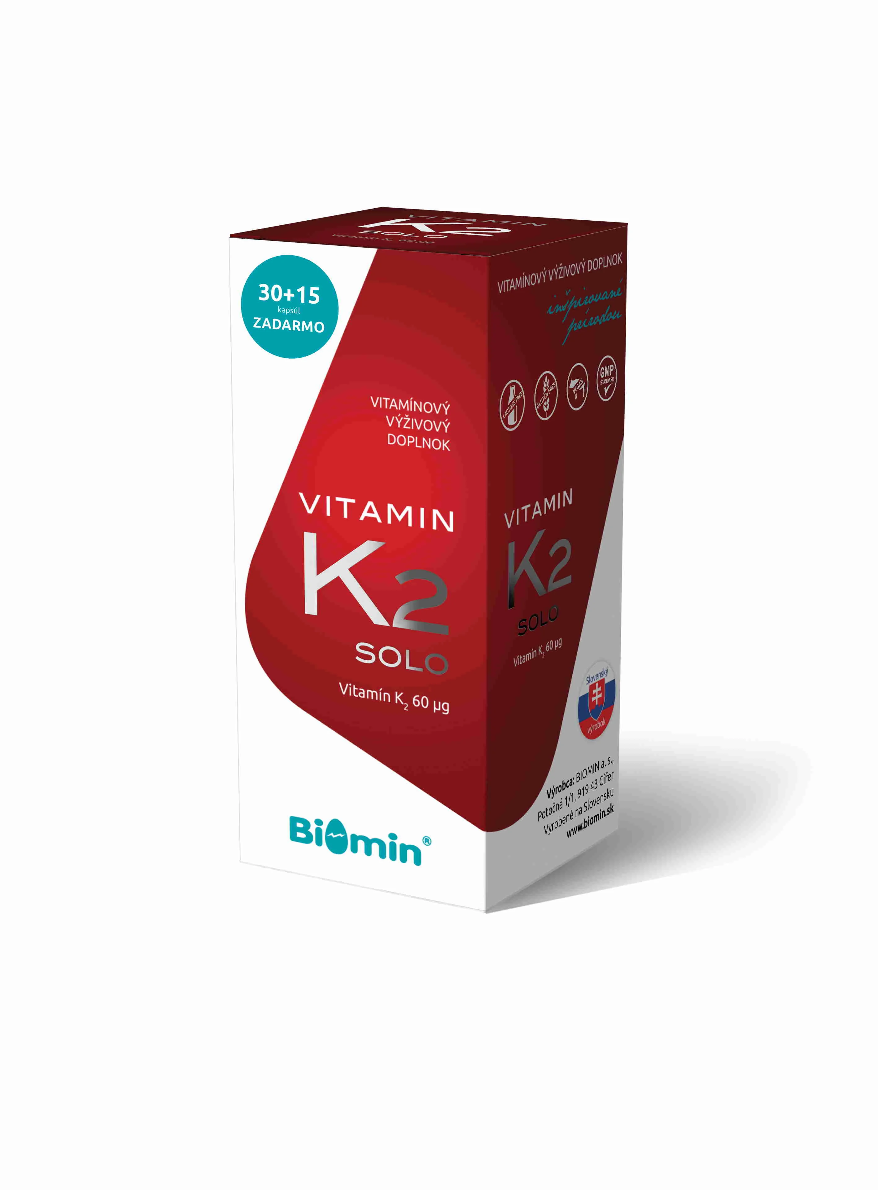 BIOMIN Vitamin K2 SOLO 45 cps