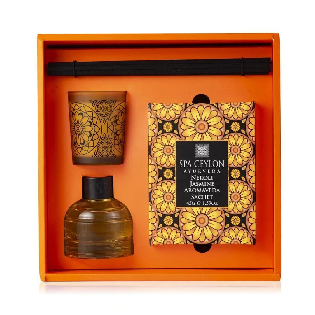Sada kvetinových vôní do domácnosti Neroli Jasmine 4 ks v sade