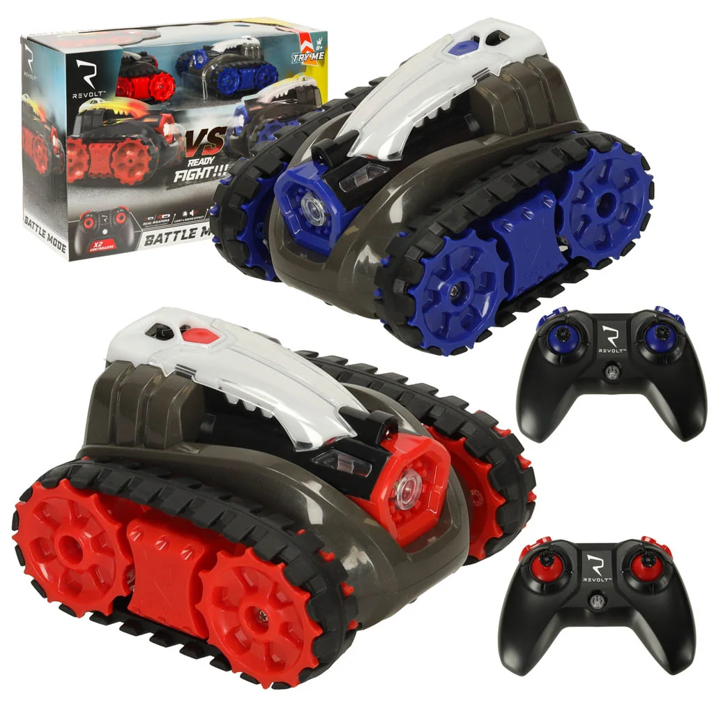 RC tanky Revolt Battle – 2 ks, infra zásah, 2.4 GHz, dosah 20 m
