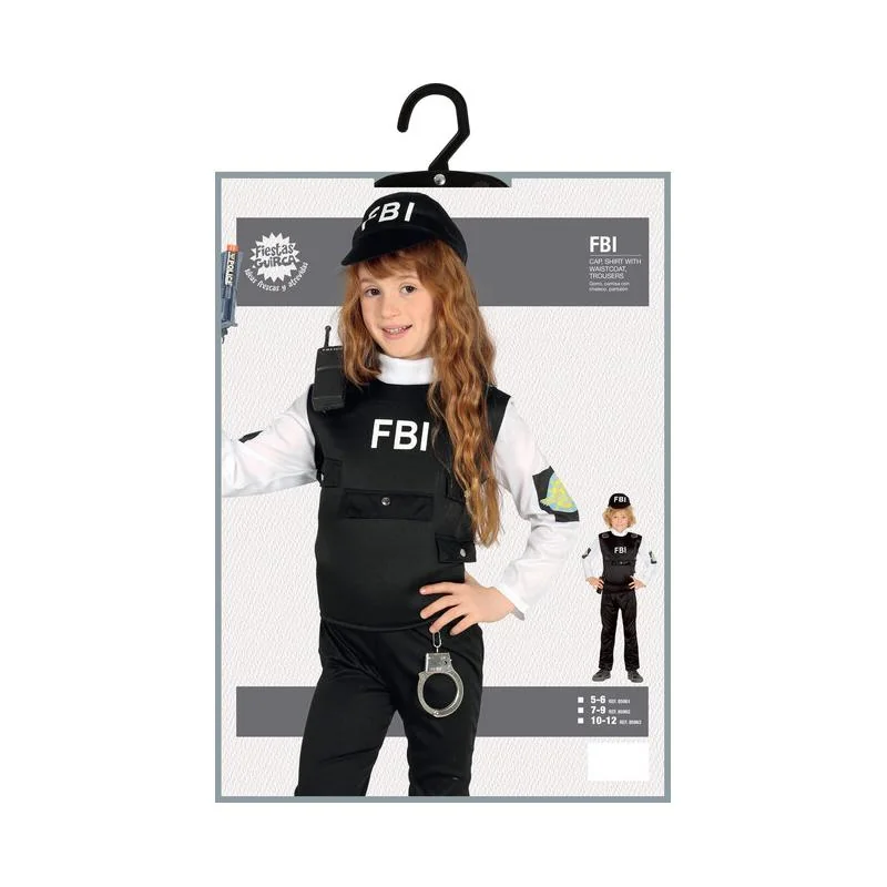 Kostým FBI agent 5-6 rokov