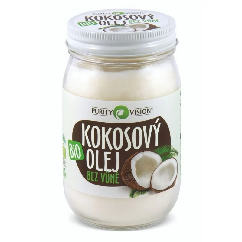Purity Vision Bio Kokosový Olej Bez Vôňe 420ml 1×420 ml, kokosový olej