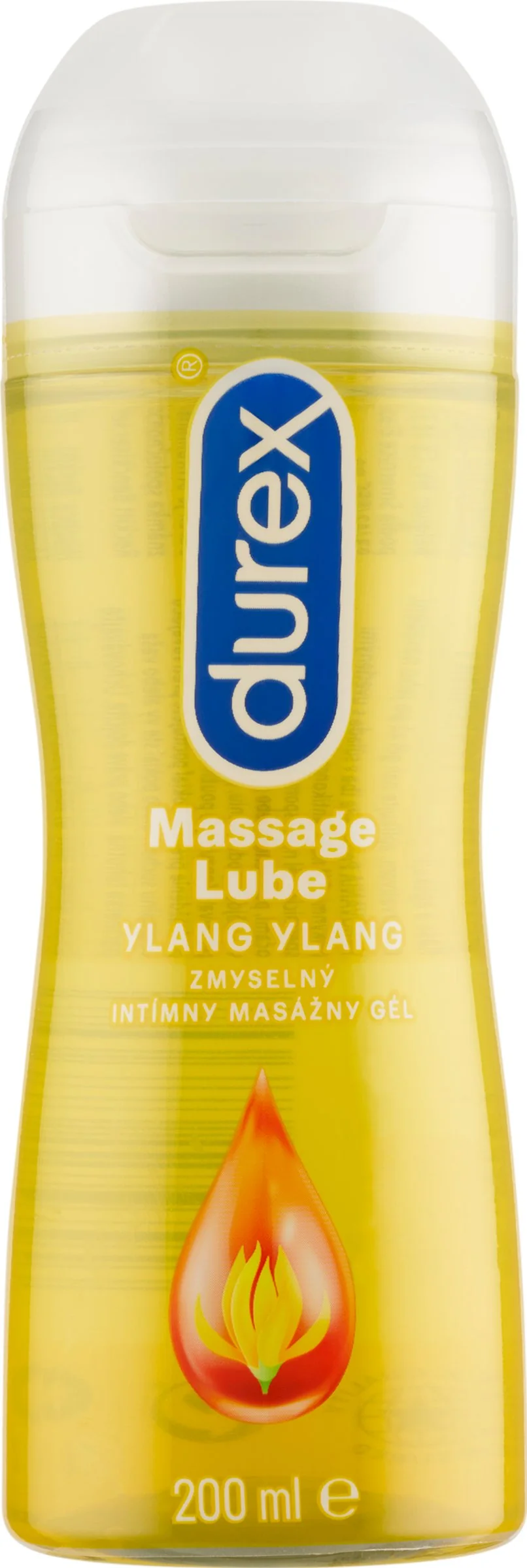 DUREX Intímny masážny gél 2v1 Ylang Ylang 1×200 ml, intímny masážny gél