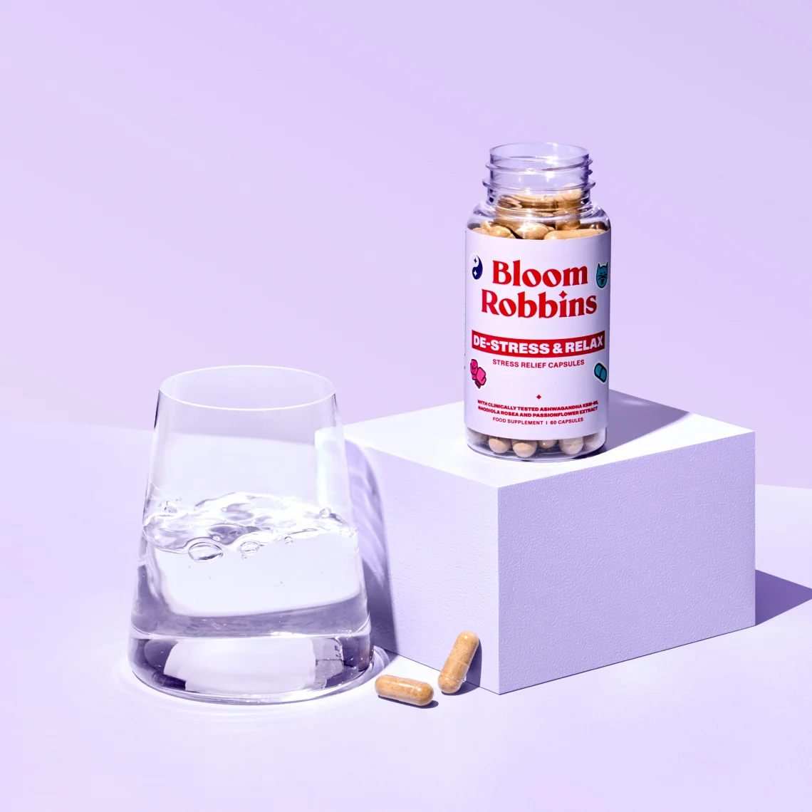 STRESS NO MORE - VITAMÍNY PROTI STRESU S ASHWAGANDHOU - Kapsule 60 cps