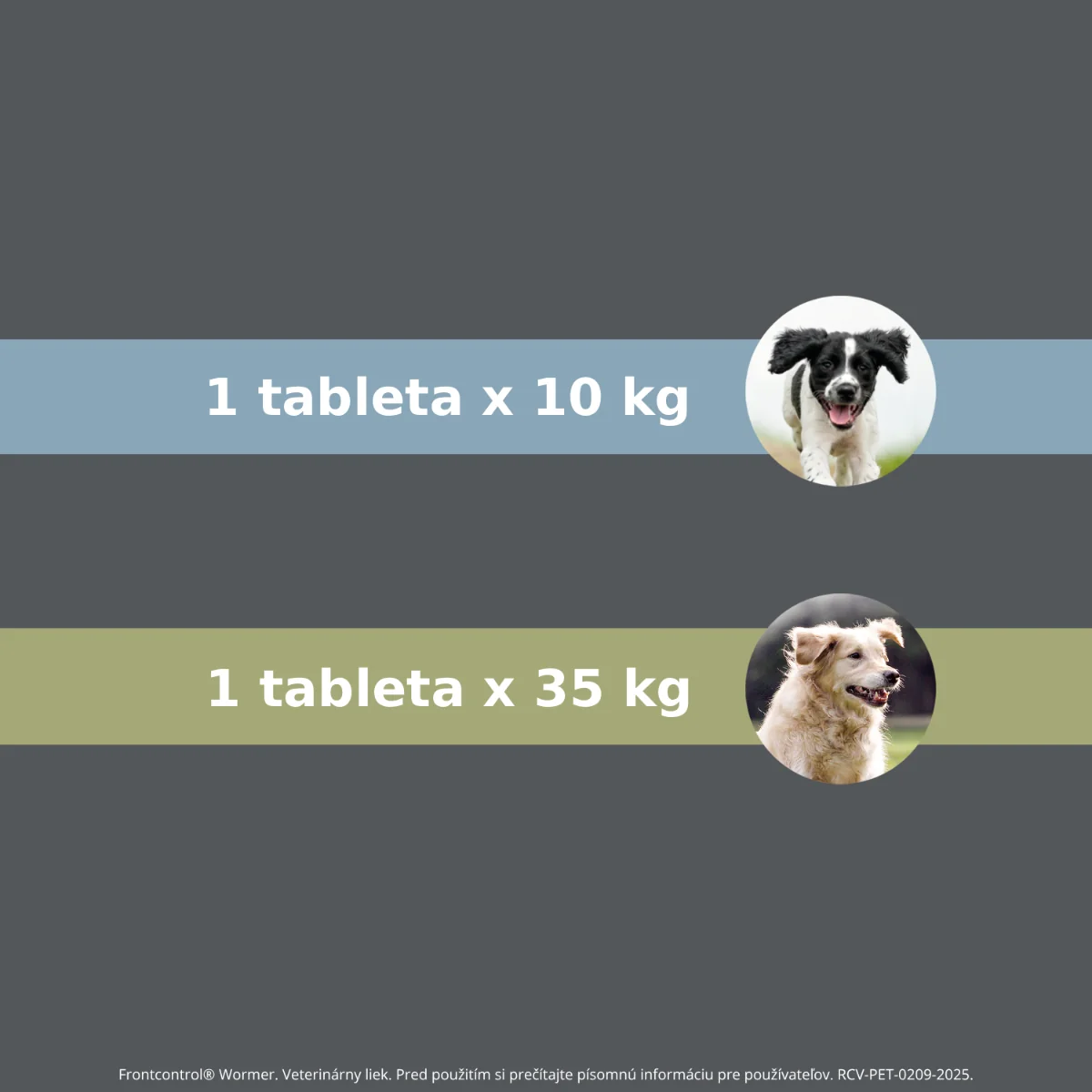 Frontcontrol® Wormer tablety pre psy XL 2 tbl
