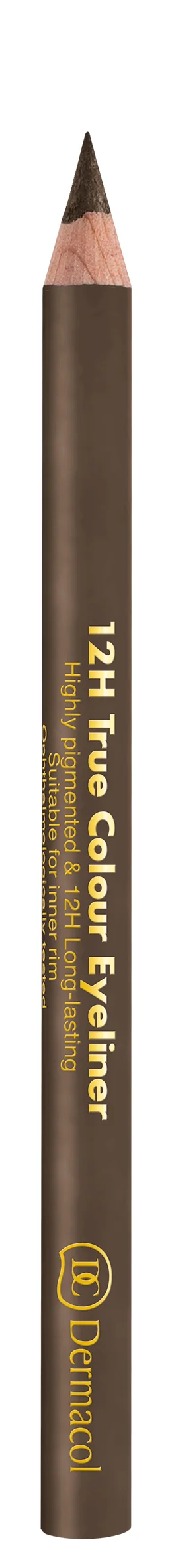 Dermacol 12H True Colour Eyeliner č.9 1×2 g, ceruzka na oči
