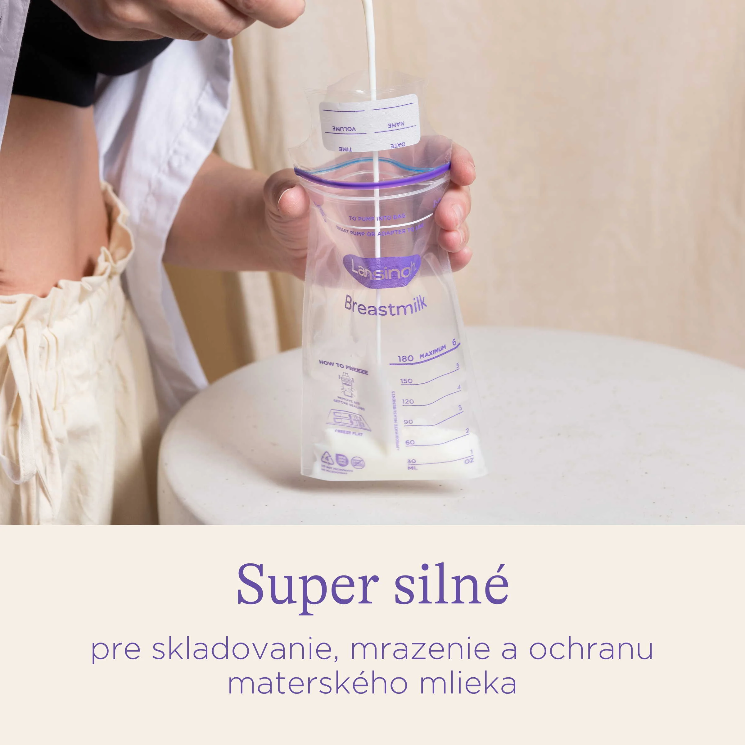Lansinoh Sáčky na skladovanie materského mlieka 25 ks