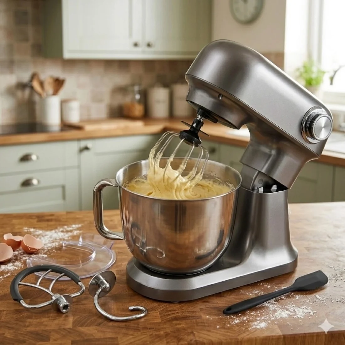 Livefy Chef planetárny kuchynský robot 1500 W, 5L, čierny