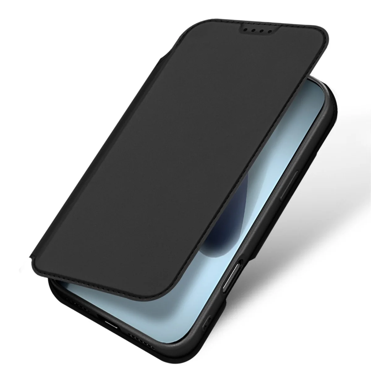 Dux Ducis Skin Pro knižkové puzdro na iPhone 17 Pro, čierne