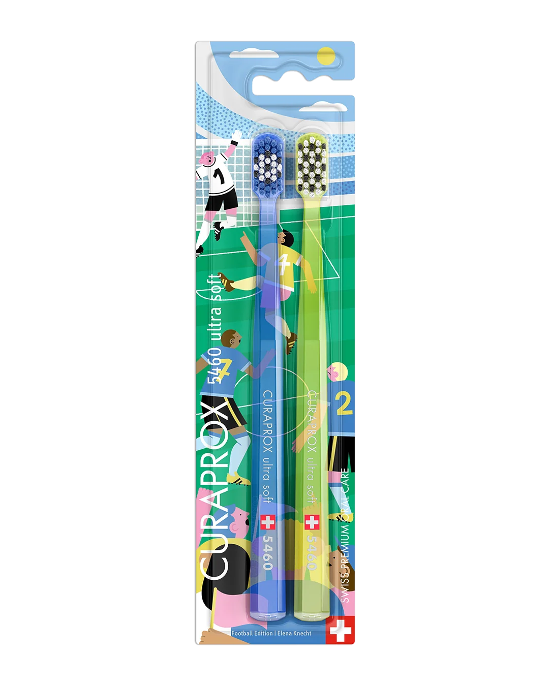 Curaprox CS 5460 ultra soft, Futbalová edícia 2026 2 ks