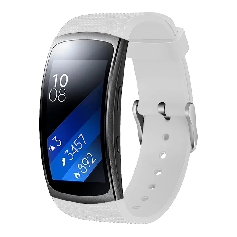BStrap Silicone Land remienok na Samsung Gear Fit 2 white