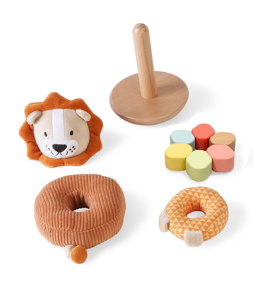 2Kids Toys Nasadzovacie krúžky Levíček