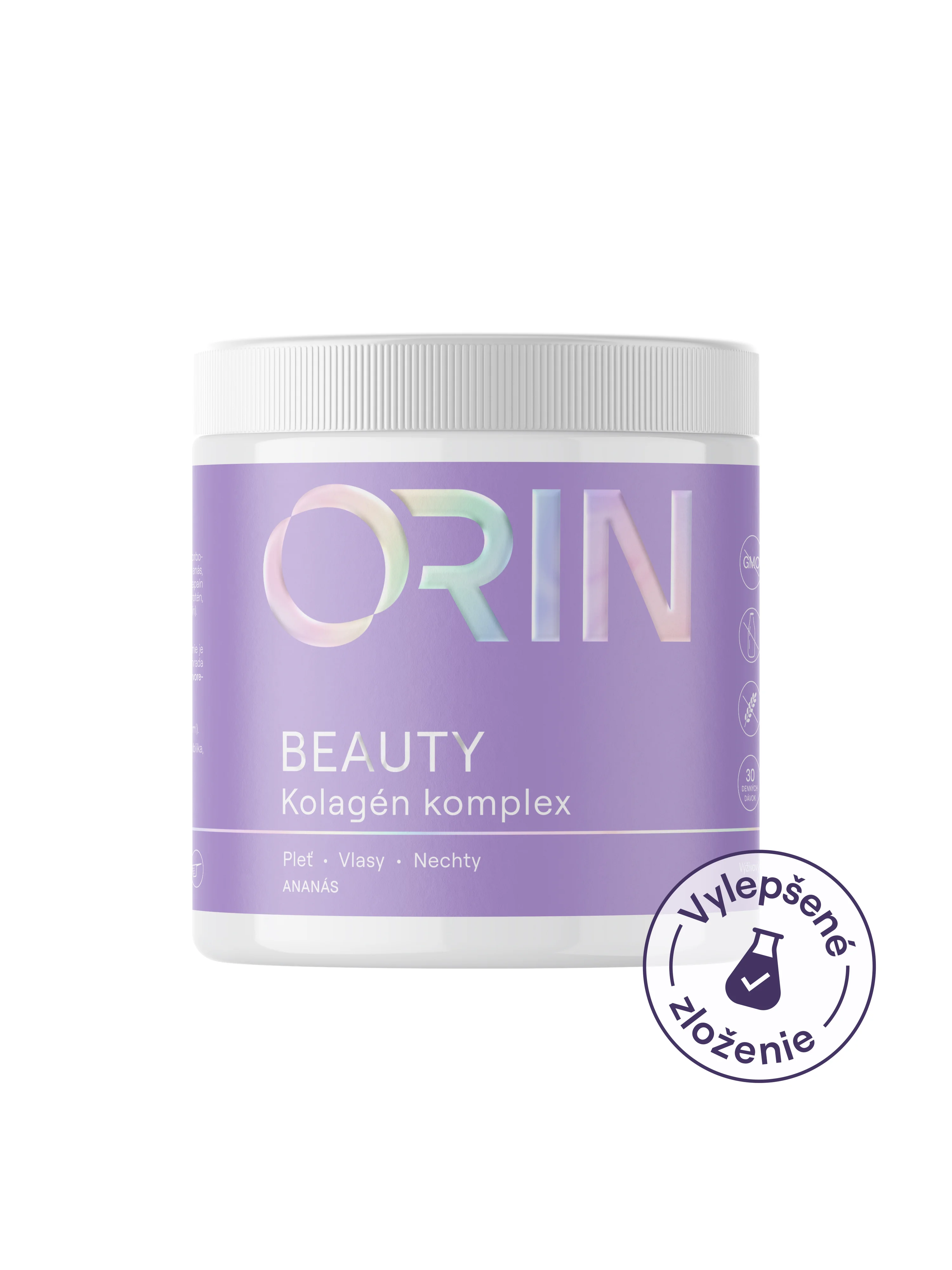 BEAUTY Kolagén komplex pre vlasy, nechty a pleť Ananás, 30 dávok, 226 g