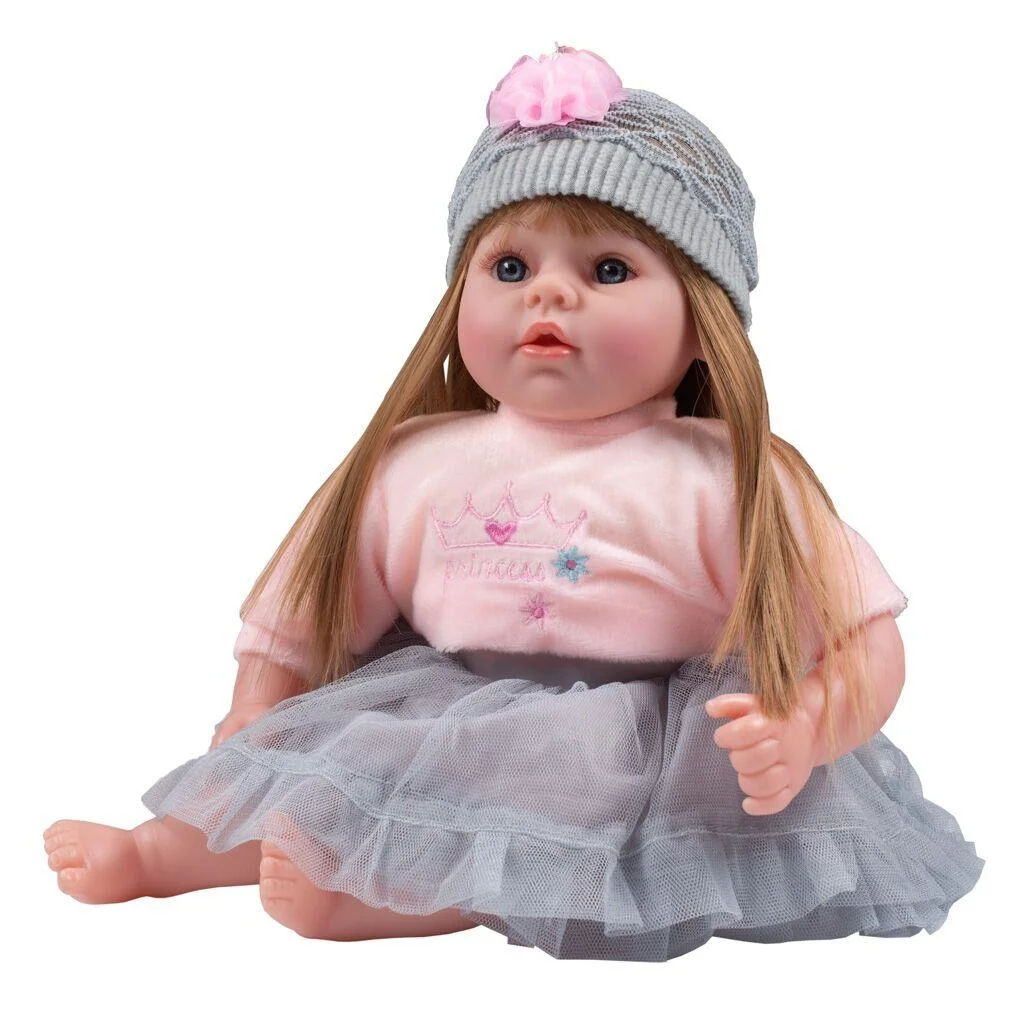 Česky hovoriaca a spievajúca detská bábika PlayTo Nina 46 cm ,