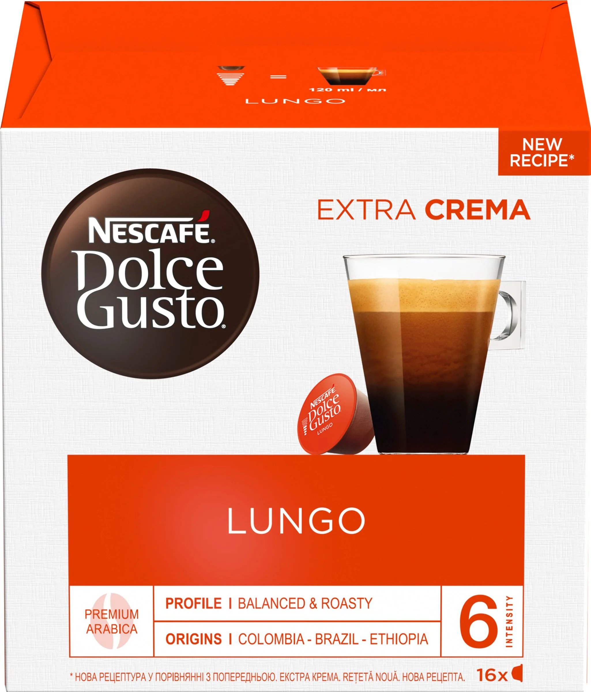 Nestle Dolce Gusto Caffe Lungo Nescafé 1×16 ks, kávové kapsuly