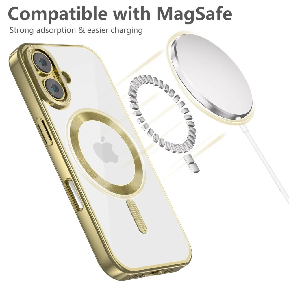 Tech-Protect MagFlex MagSafe kryt na iPhone 16, zlatý