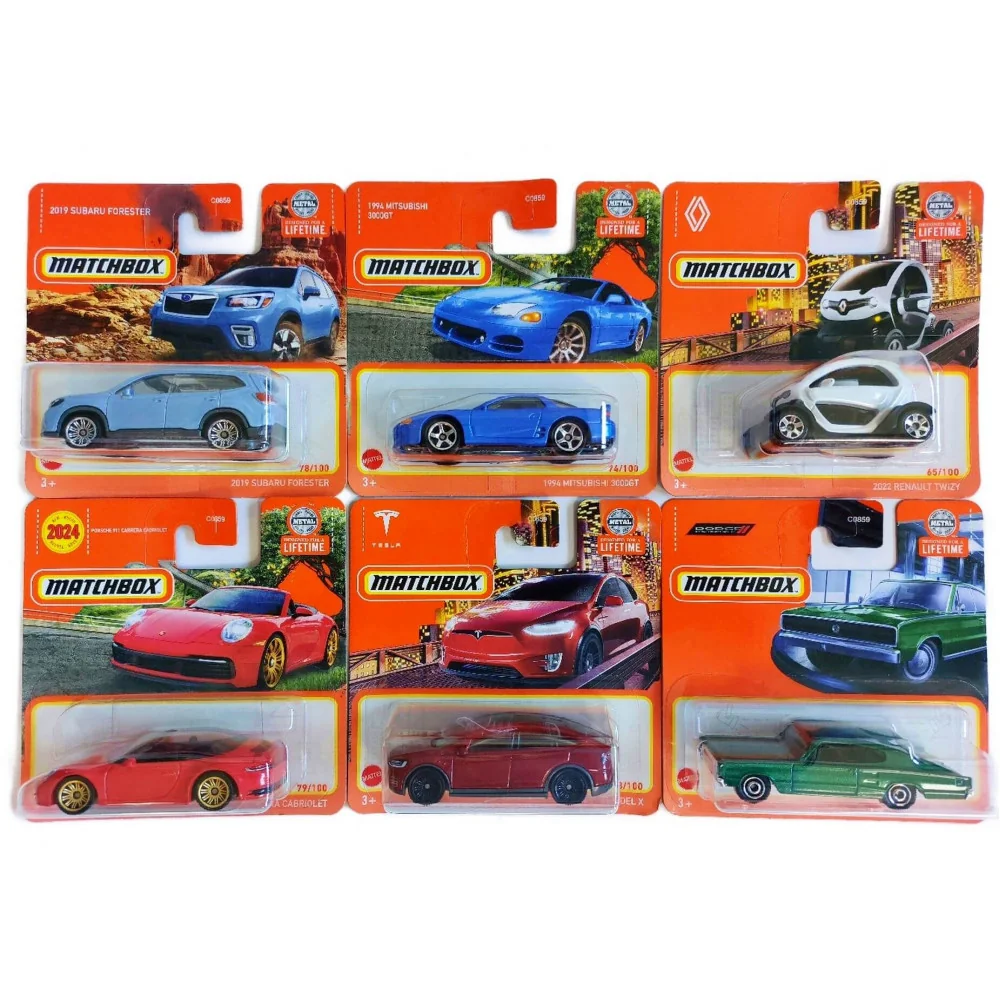 2x Auto Matchbox mix modelov-MATTEL