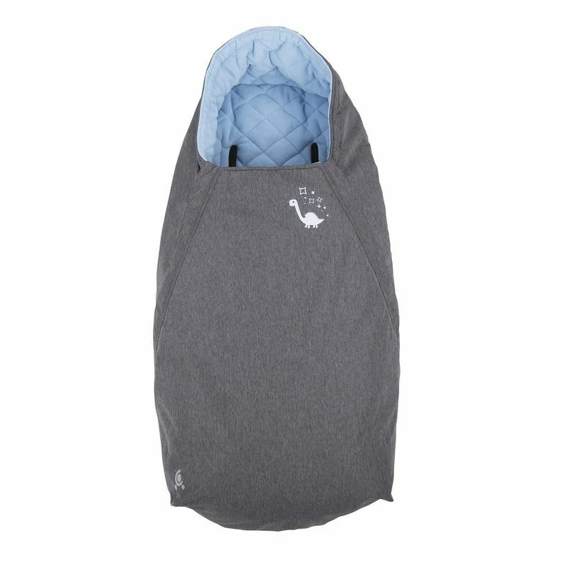 CuddleCo Comfi-Extreme, Detský fusak, 90x50cm šedá melanž/modrá