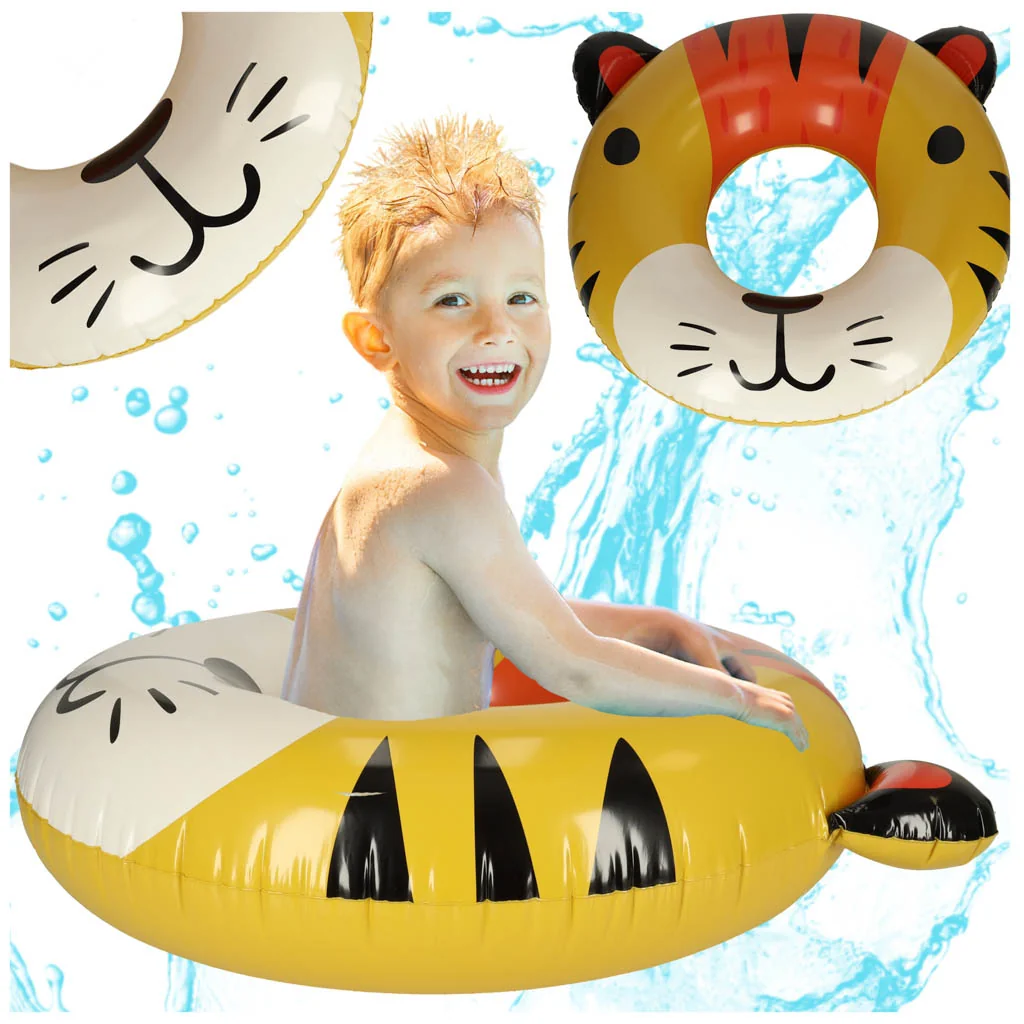 Nafukovací kruh na plážový plávanie kruh tiger 80cm max 60kg