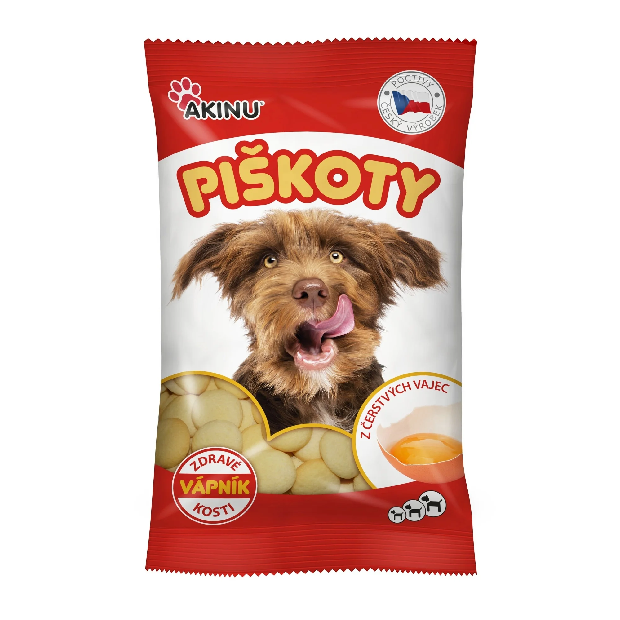 Akinu Sušienky s vápnikom pre psov 8 x 120 g