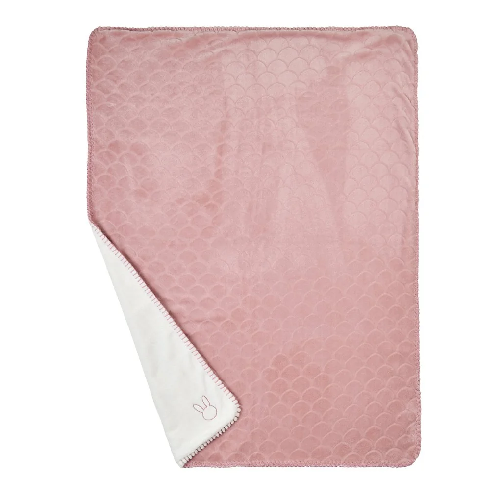 Deka Lapidou old pink/white 75x100 cm